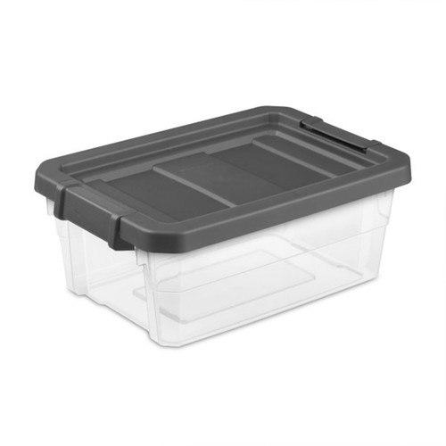 Sterilite clear plastic - 16, qt