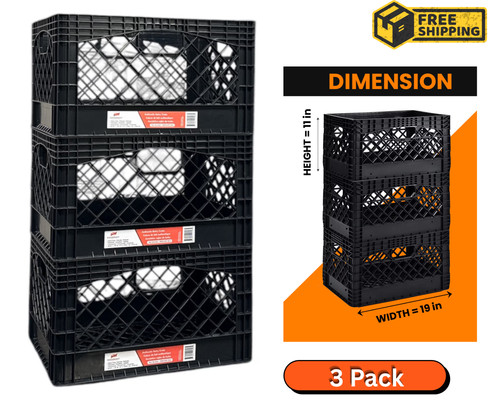 24qt milk crate pack heavy - 24qt,