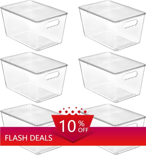 New piece clear stackable - new.6-piece,