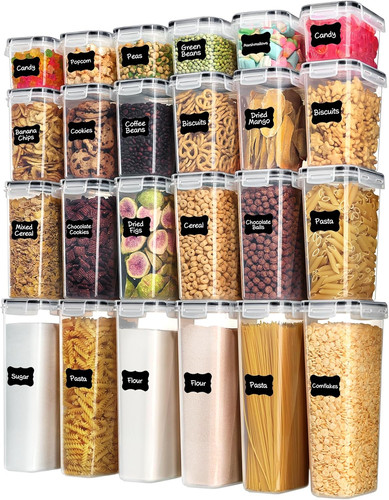 Airtight food storage stacking - airtight,