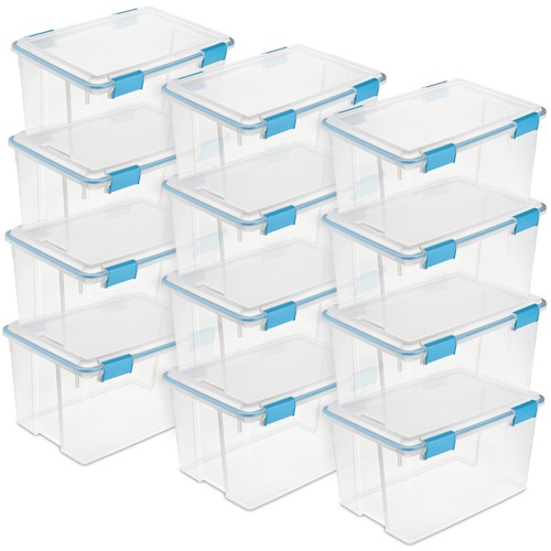 Sterilite clear plastic - clear,