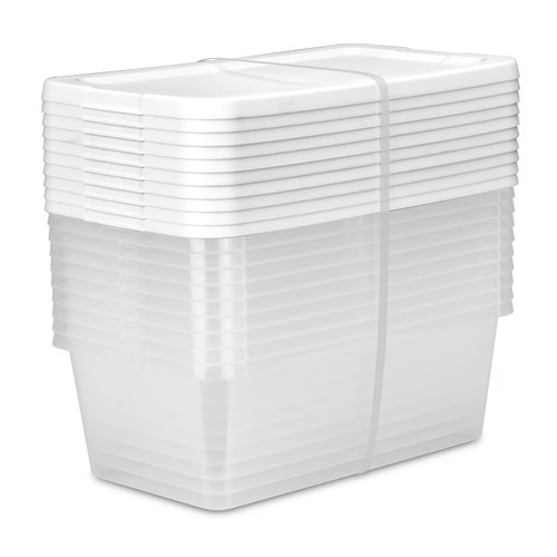 Sterilite clear storage - 6, qt