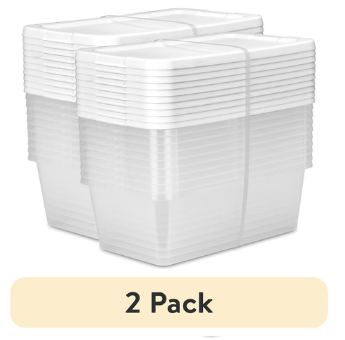 Sterilite clear storage - qt,