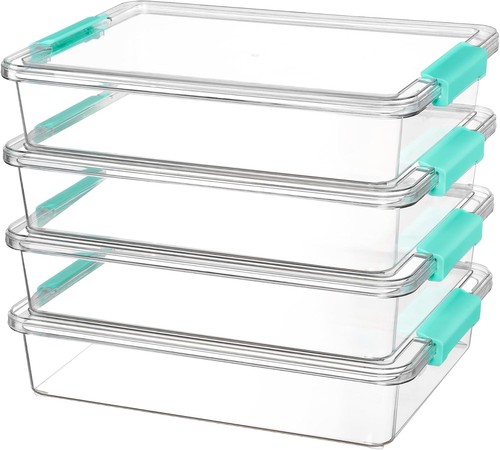 Clear plastic storage - 6, qt