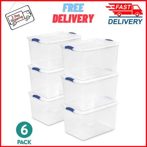 Sterilite large clear - 66, qt